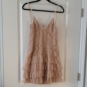 NWOT short rouched party dress
